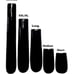 Handmade Acrylic press ons Black
