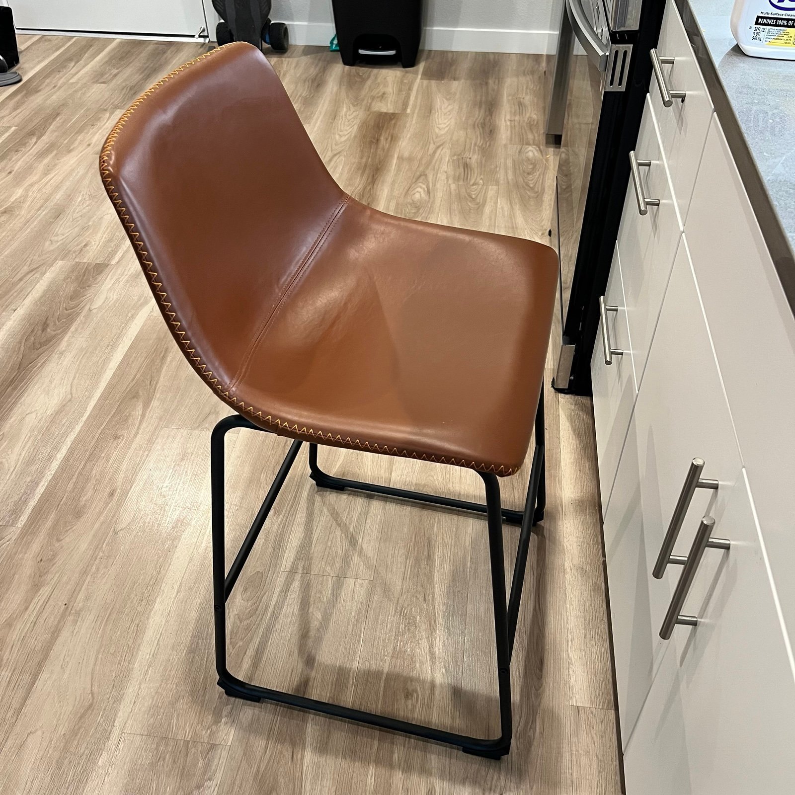 24inch Brown Bar Stool Chair