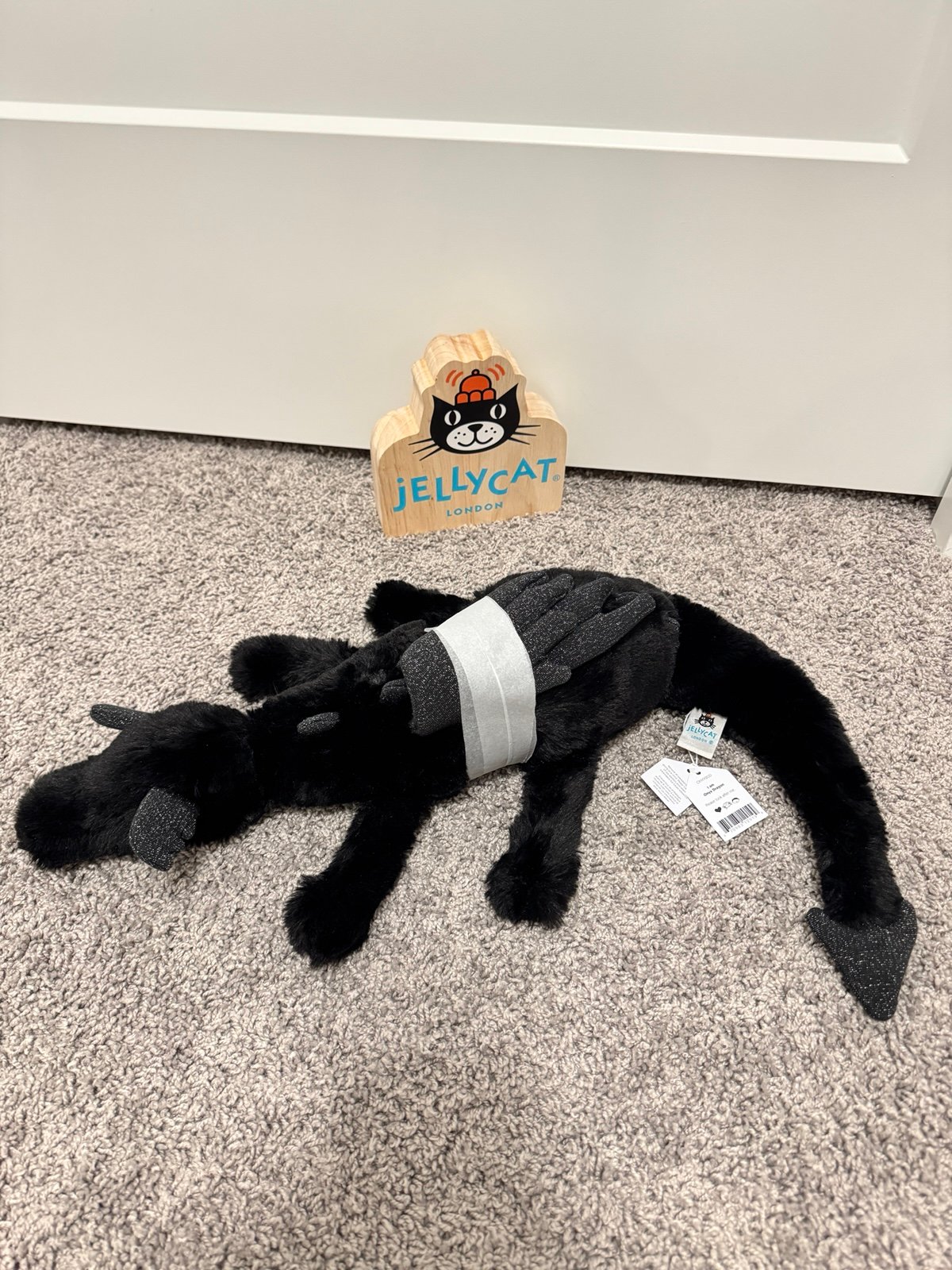 ‼️Authentic Jellycat Large Onyx Dragon BNWT VHTF! FAST SHIPPING!