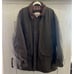 Vintage Woolrich Field Chore Coat Jacket XL Flannel Blanket Lined Green Leather