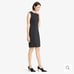 MM Lafleur Shirley Black Sleeveless Knee Length Crew Neck Sheath Dress Size 2