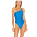 NEW 214 VIX Swimwear One Piece Swimsuit in Cobalt Blue Size Large