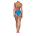 NEW 214 VIX Swimwear One Piece Swimsuit in Cobalt Blue Size Large