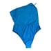 NEW 214 VIX Swimwear One Piece Swimsuit in Cobalt Blue Size Large