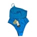 NEW 214 VIX Swimwear One Piece Swimsuit in Cobalt Blue Size Large