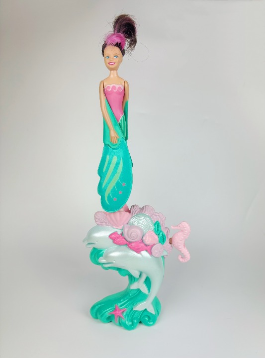 Sky Dancers dancer Crystal Shell Sea Sparkle Galoob dolphin 90s complete green