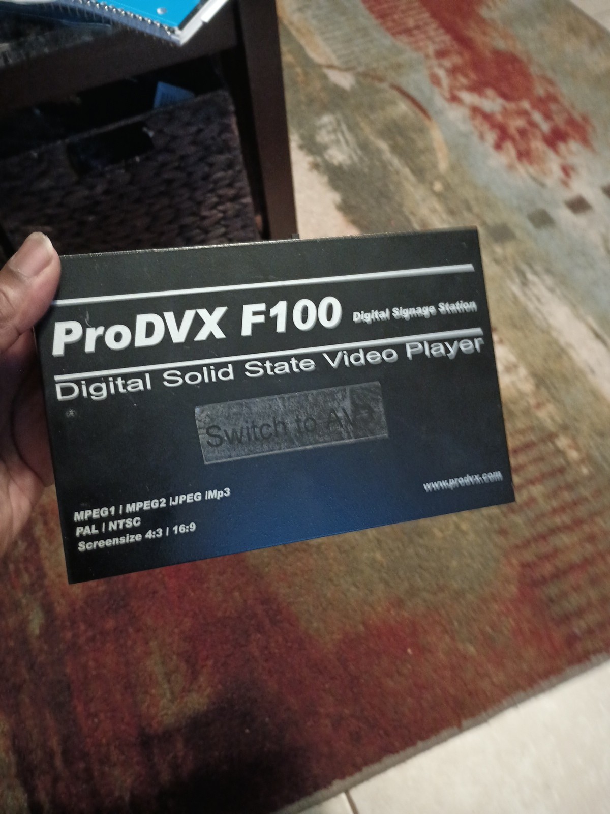 ProDVX F100 Digital Signage Station Digital Solid State Video Player - Unit Only