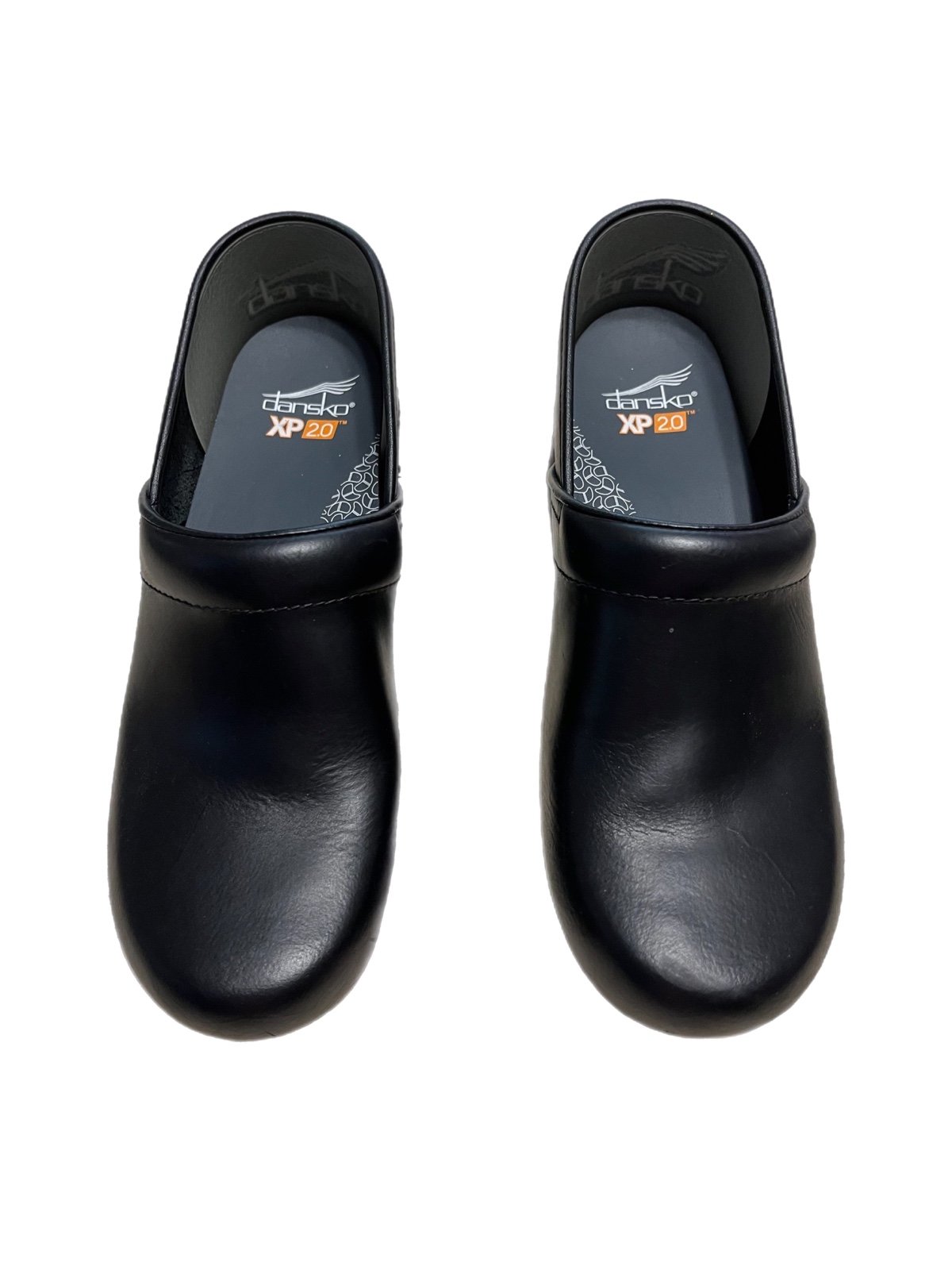 Dansko Shoes Womens 41 Professional Clogs Black Leather Slip On Comfort Round