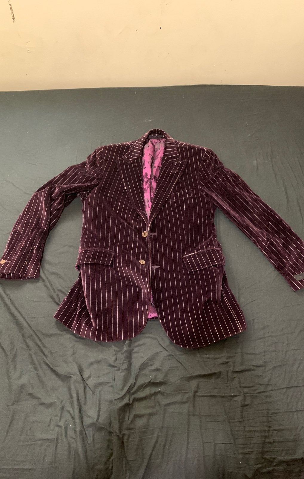 TED BAKER PURPLE SUEDE BLAZER