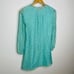 Lilly Pulitzer Colby Silk Blue Gold Long Sleeve Sheath Dress 00 Polka Dot Print