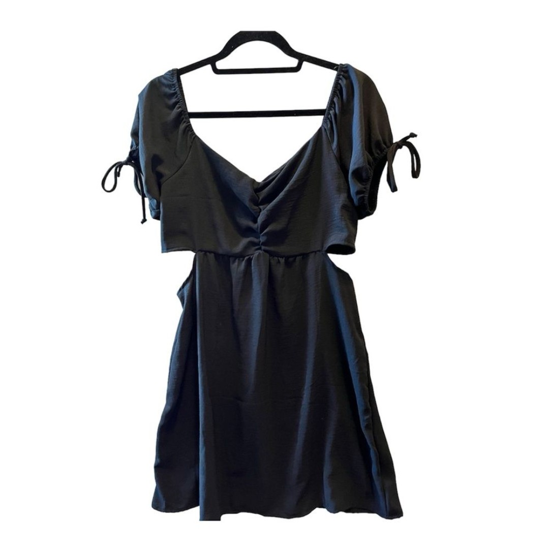 Woman’s Altar'd State Black Mini Dress size Large