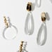 NWT Anthropologie Castlecliff Teardrop Earrings