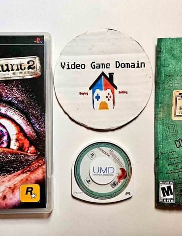 Manhunt 2 (PlayStation Portable PSP) Works Complete CIB Nice Shape!