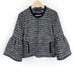 J. Crew Lady Jacket Blazer in Sequin Tweed Black Multi, Size 4