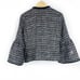 J. Crew Lady Jacket Blazer in Sequin Tweed Black Multi, Size 4