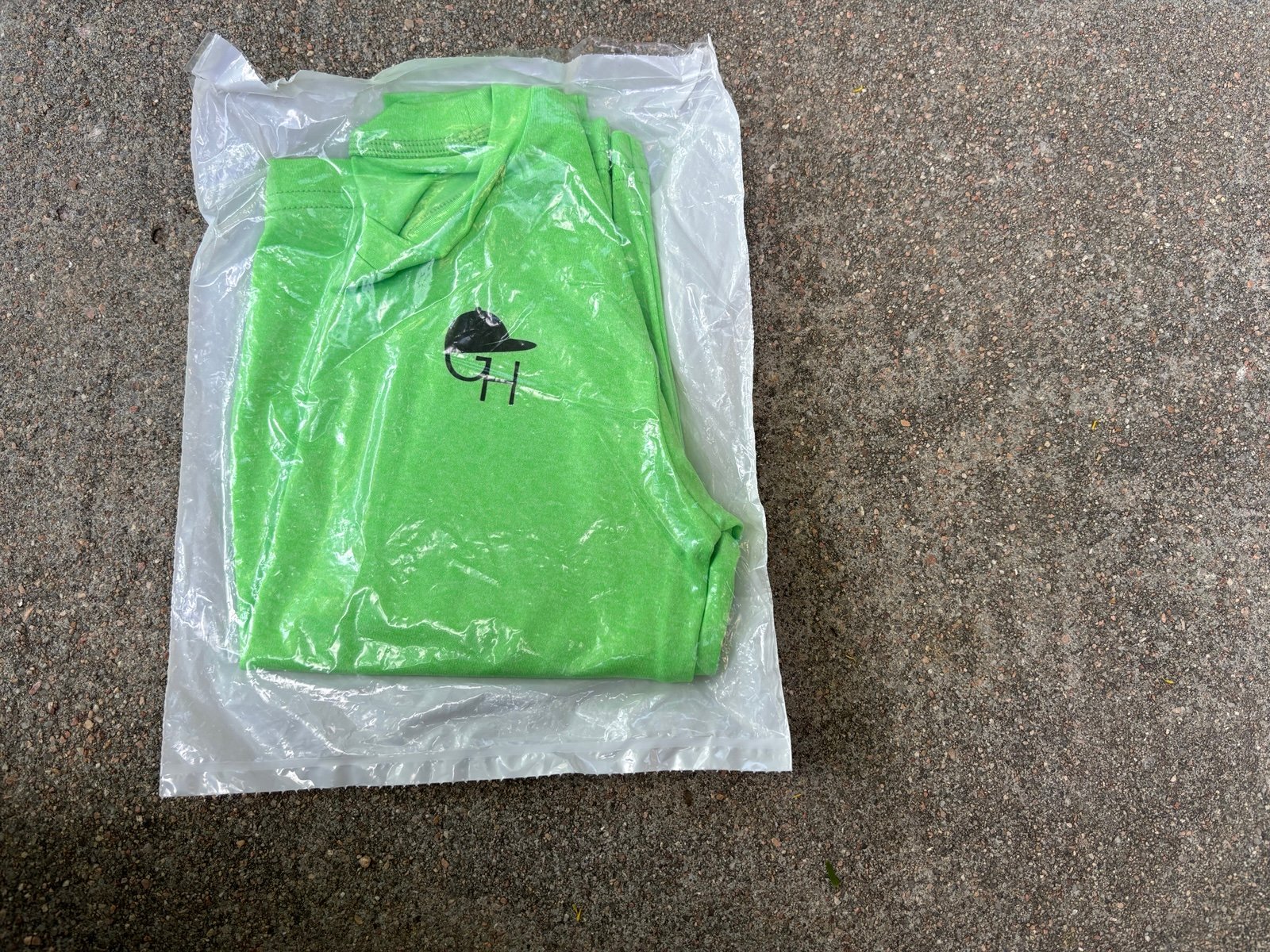 George Hats 3/4 Green Long sleeve UPF swim shirt Neon