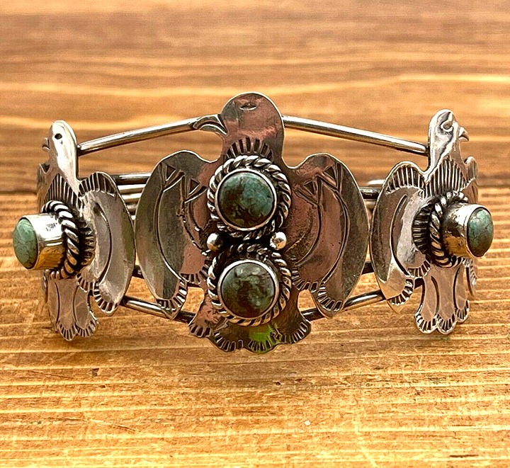 Thunderbird Turquoise Stamped