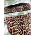 Good American Cheetah Leopard Print Reversible Bandeau Cheeky Bikini Set Size XL