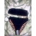 Good American Cheetah Leopard Print Reversible Bandeau Cheeky Bikini Set Size XL