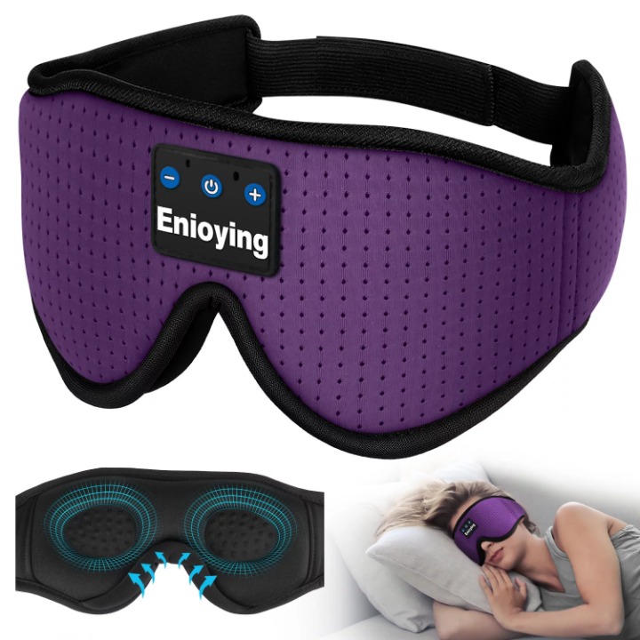 Bluetooth Wireless Sleep Headphone, 3D Breathable Sleep Mask Headphone,