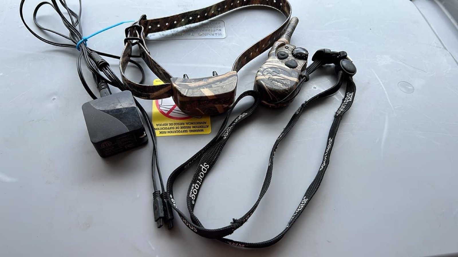 Dog training collar