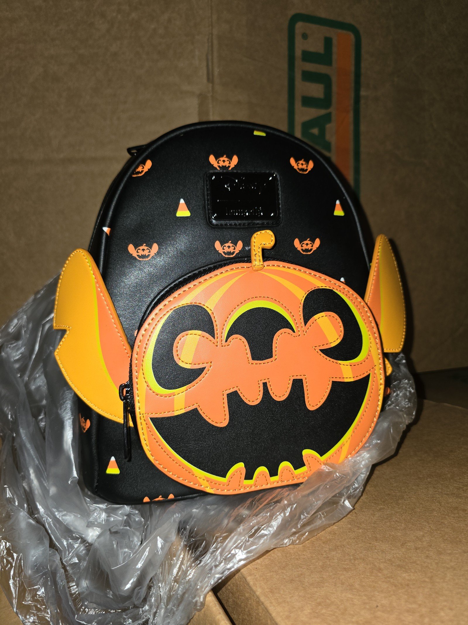 Stich skeleton pumpkin loungefly