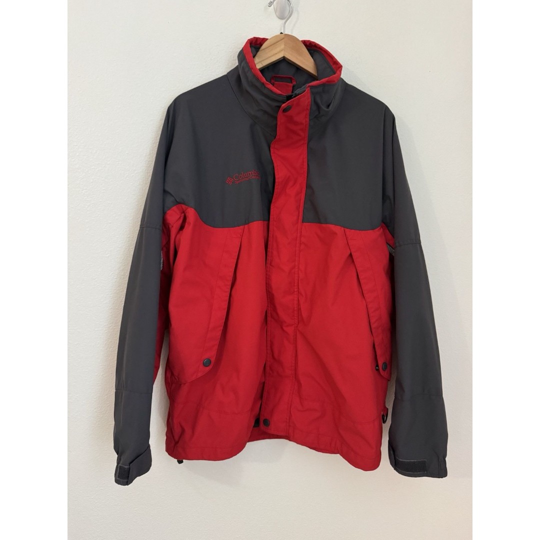 Columbia Coat Core Interchange Summit Zone Jacket Full Zip F4 XM 7235 Red XL
