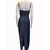 Sean Collection Women's Navy Blue Beaded Dress/Gown Sz S SKU 5472