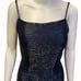 Sean Collection Women's Navy Blue Beaded Dress/Gown Sz S SKU 5472
