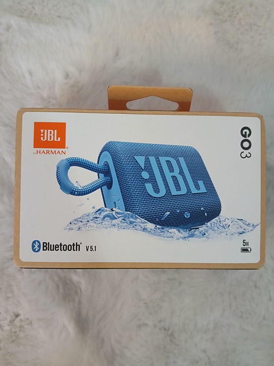 JBL NWT Go 3 Eco Portable Waterproof Bluetooth Speaker