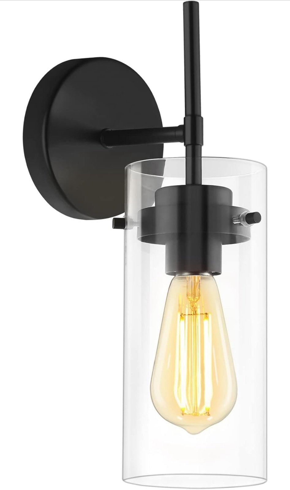 Sconces Wall Lighting, Matte Black