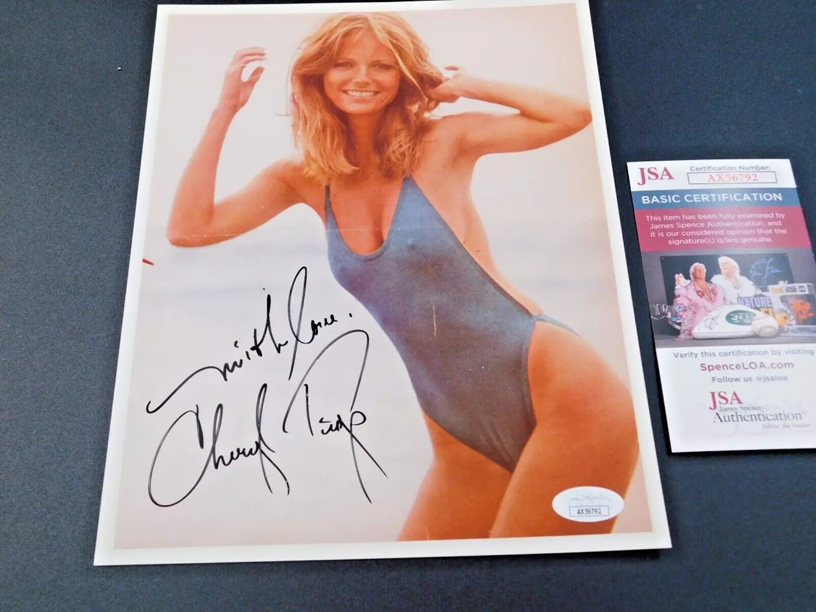 Cheryl Tiegs Signed / Autographed 8x10 Sexy Photo JSA COA Actress Model