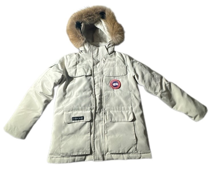 Canada Goose Classic Vogue Parka Jacket Fur Hood Velcro Patch