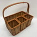 Wicker Utensil & Napkin Caddy