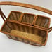 Wicker Utensil & Napkin Caddy