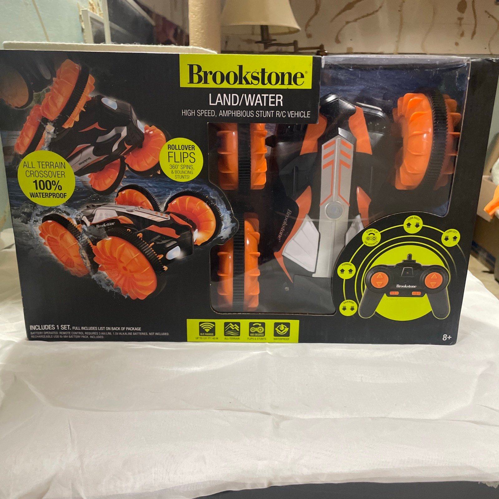 Brookstone Land/Water High Speed RC Vehicle