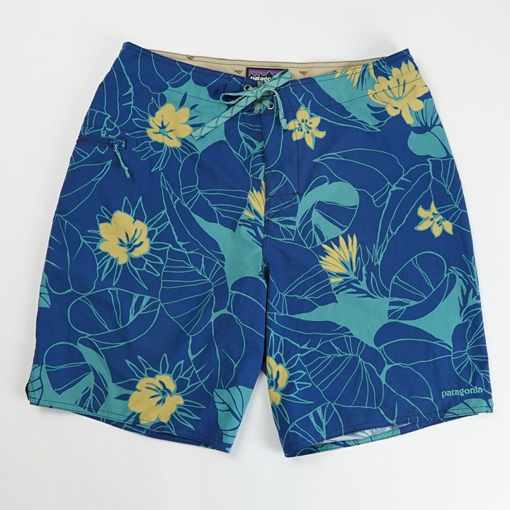 Patagonia Stretch Planing Board Shorts Tropical 9.5 - Size 33