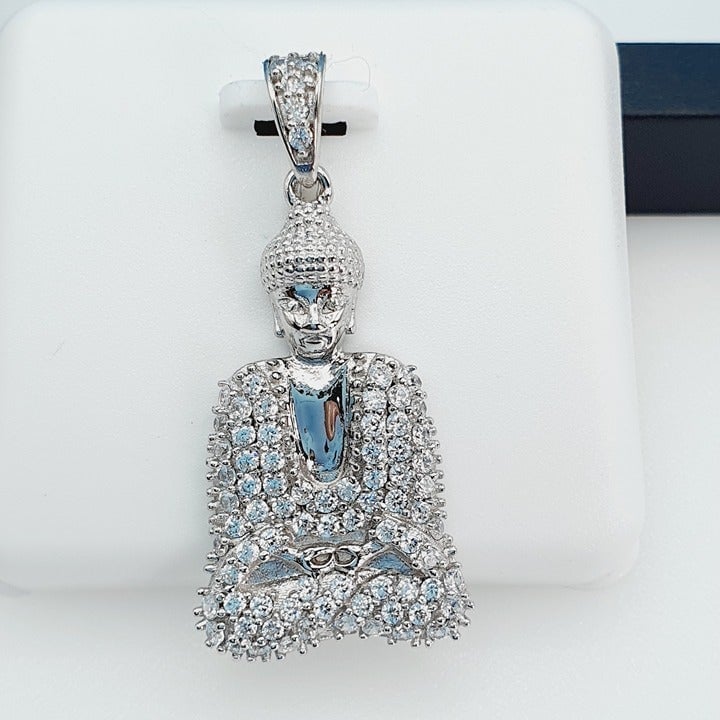 925 Sterling Silver Cubic Zirconia Pendant, UU1P6A6048