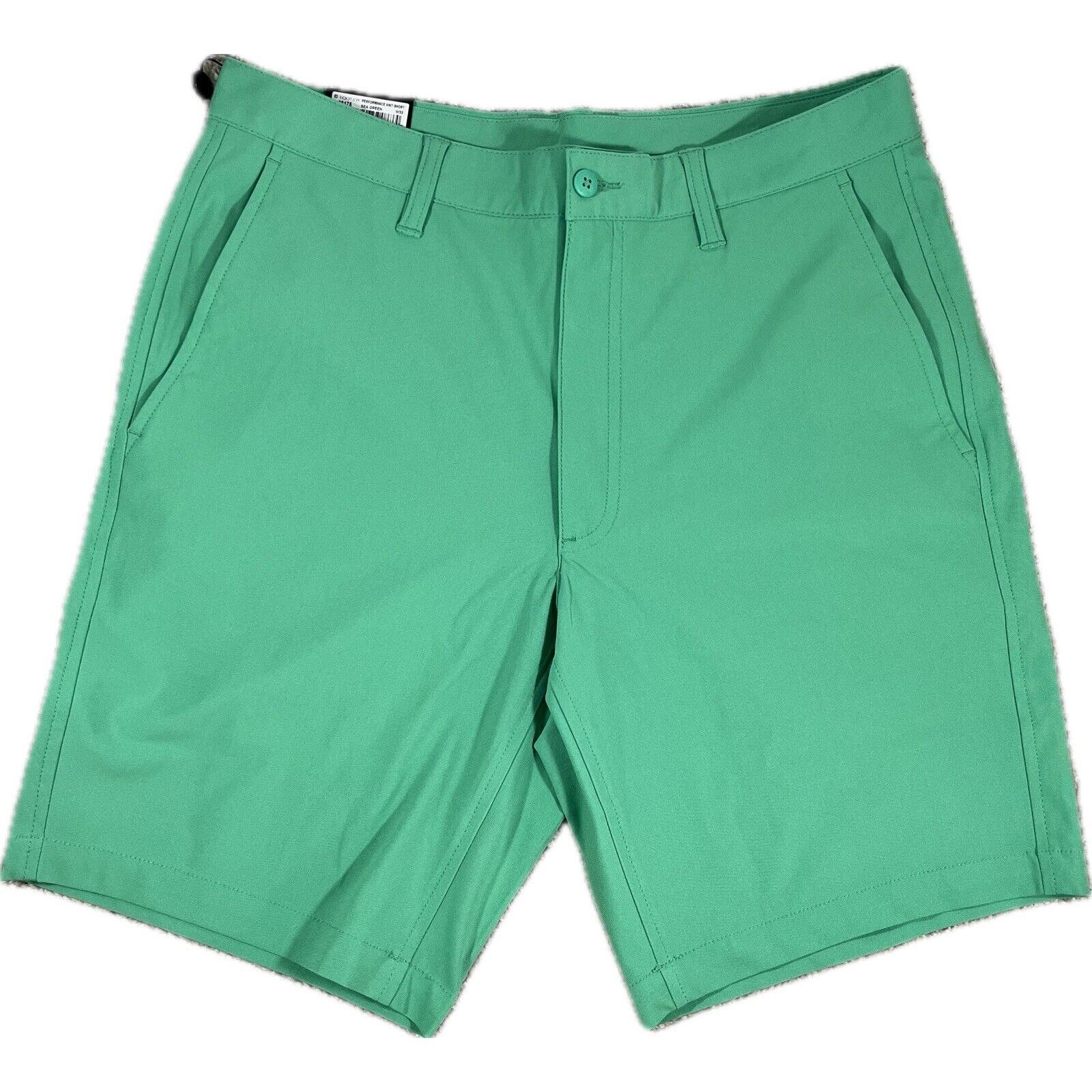 Men’s Footjoy FJ Golf Shorts 9 Performance Sz 32 Stretch Waist Sea Green NWT