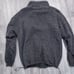 Aran Woolen Mills 100% Pure Wool Gray Windproof Zip Up Jacket Size Medium