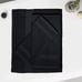Ultra Soft 8-Piece Towel Set - 100% Pure Ringspun Cotton (Black)