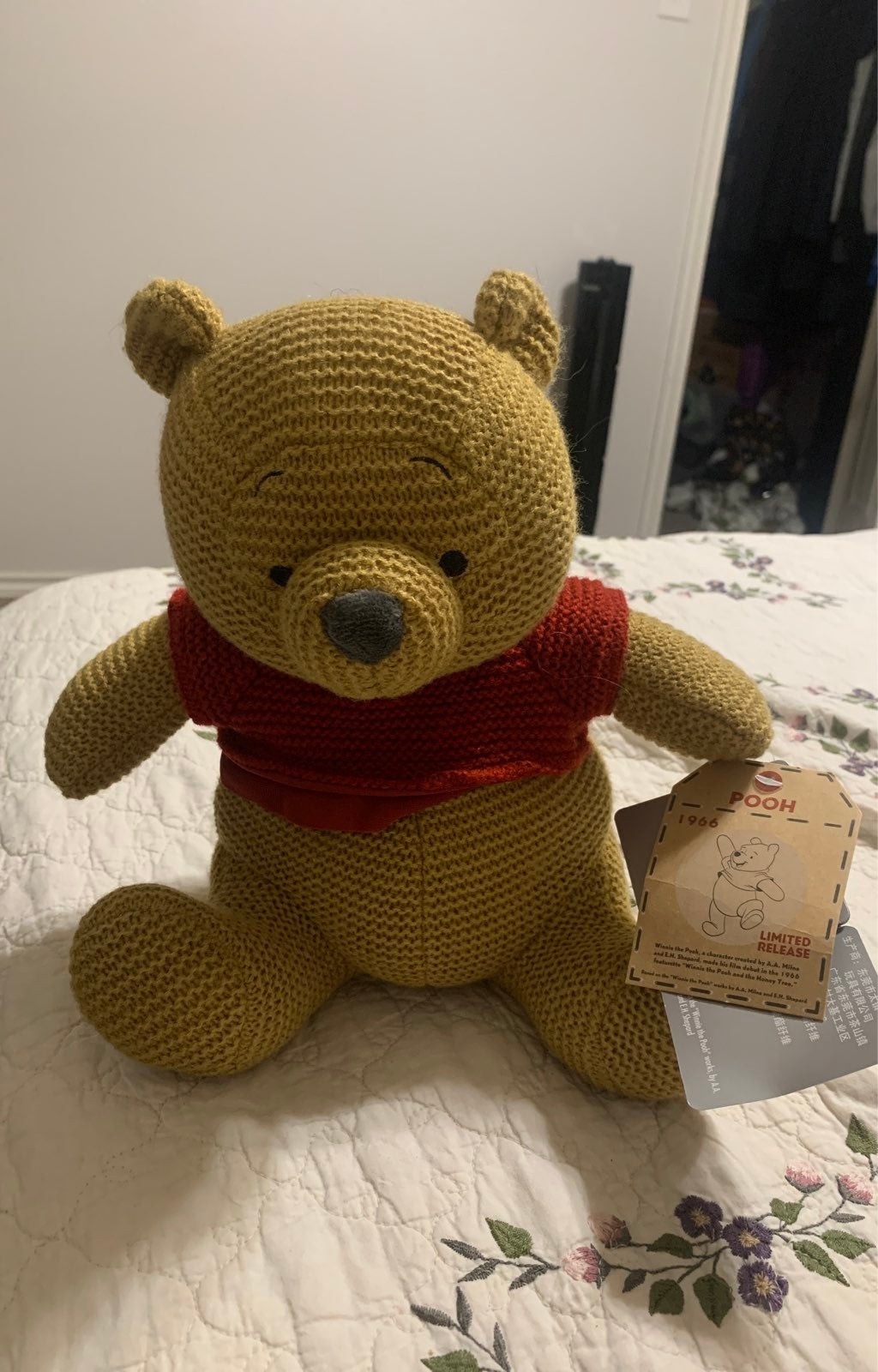 1966 Limited Release Winnie the Pooh Crochet Plush
