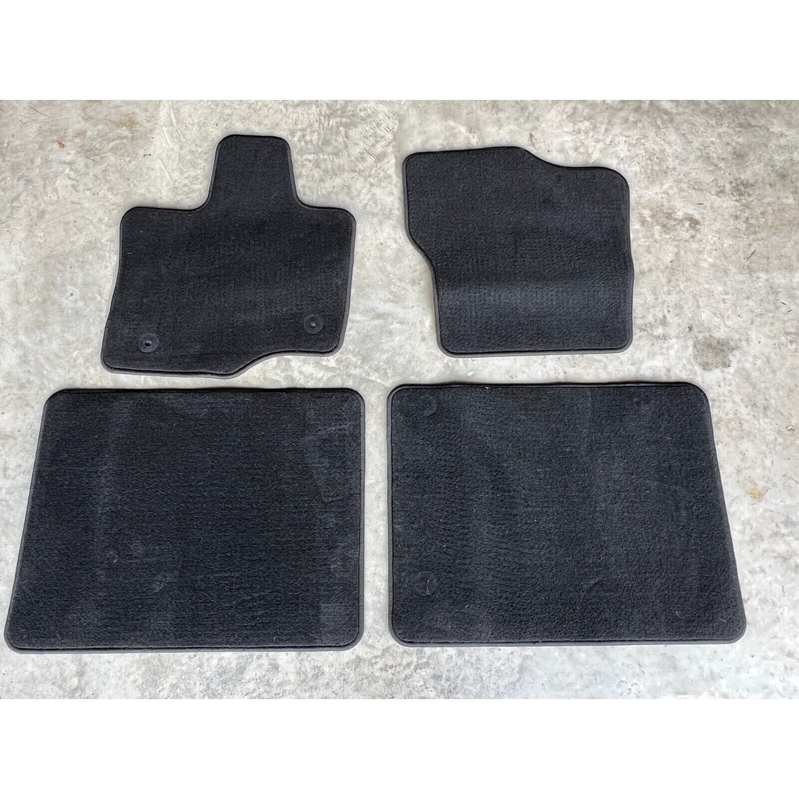 2018-2021 FORD F-150 OEM Front & Rear Carpet Floor Mats Black Full Set