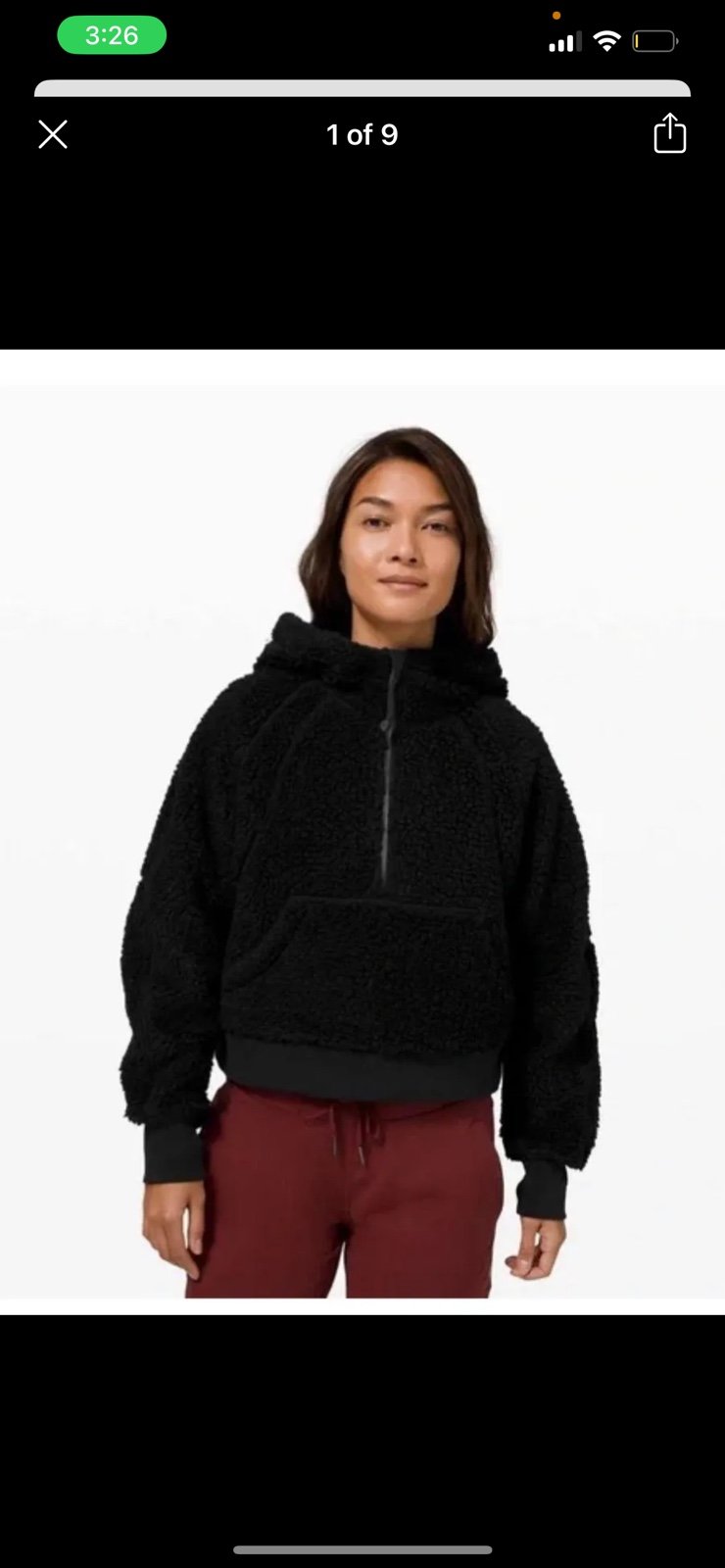 lululemon scuba oversized full zip hoodie M/L