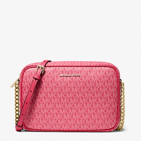 Michael Kors Jet Set Large Logo Crossbody Bag