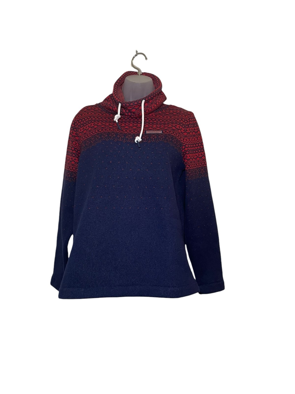 Vinyard Vines Fairisle Funnel Neck Pullover
