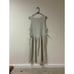 Vintage Eddie Bauer Sleeveless Long Maxi Dress Cream Off White Modest Tank Top