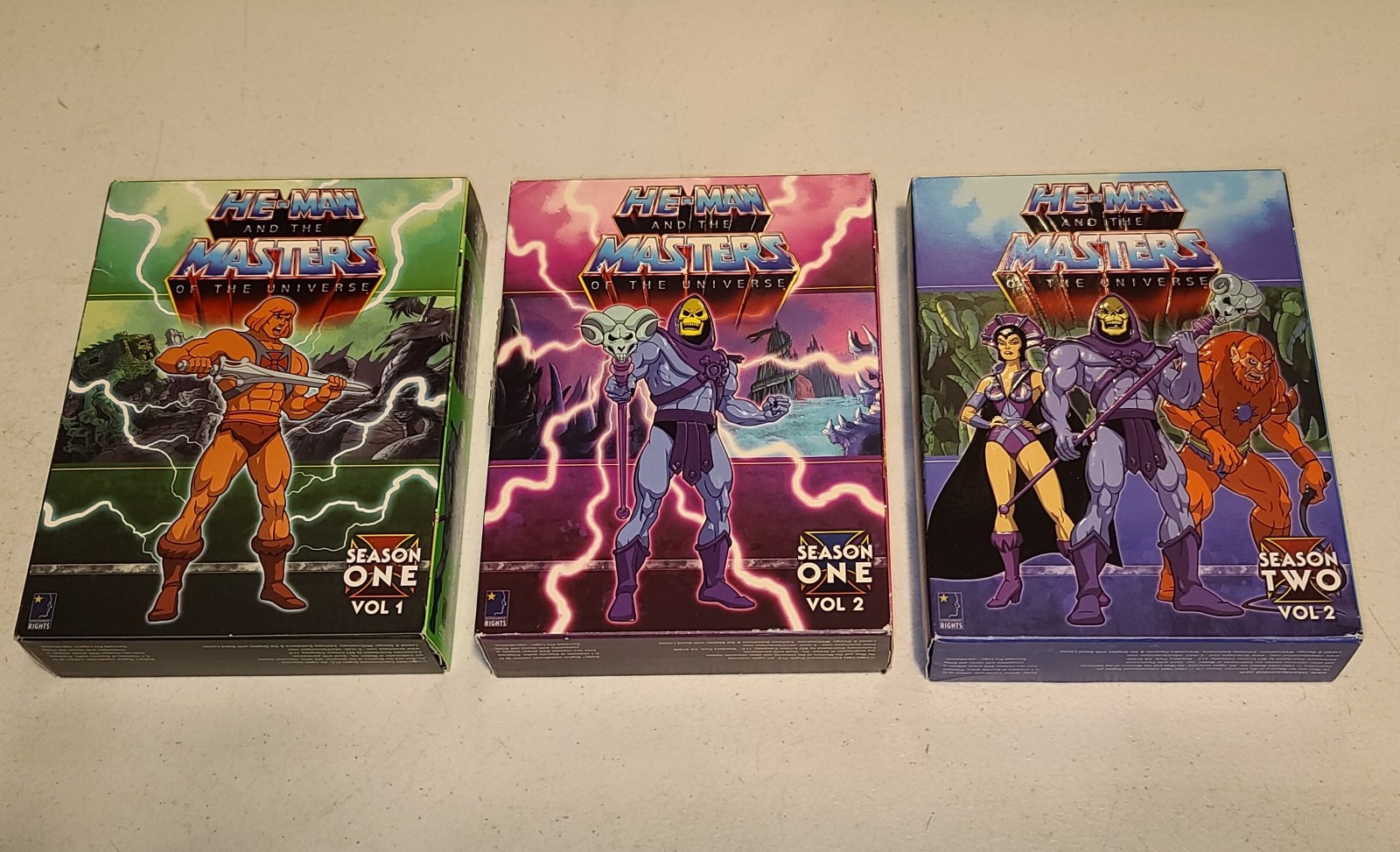 He-Man and the Masters of the Universe complete season 1 & Vol 2 of 2nd on Dvd