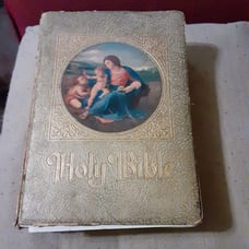 Vintage 1957 The Family Rosary Edition of the Holy Bible