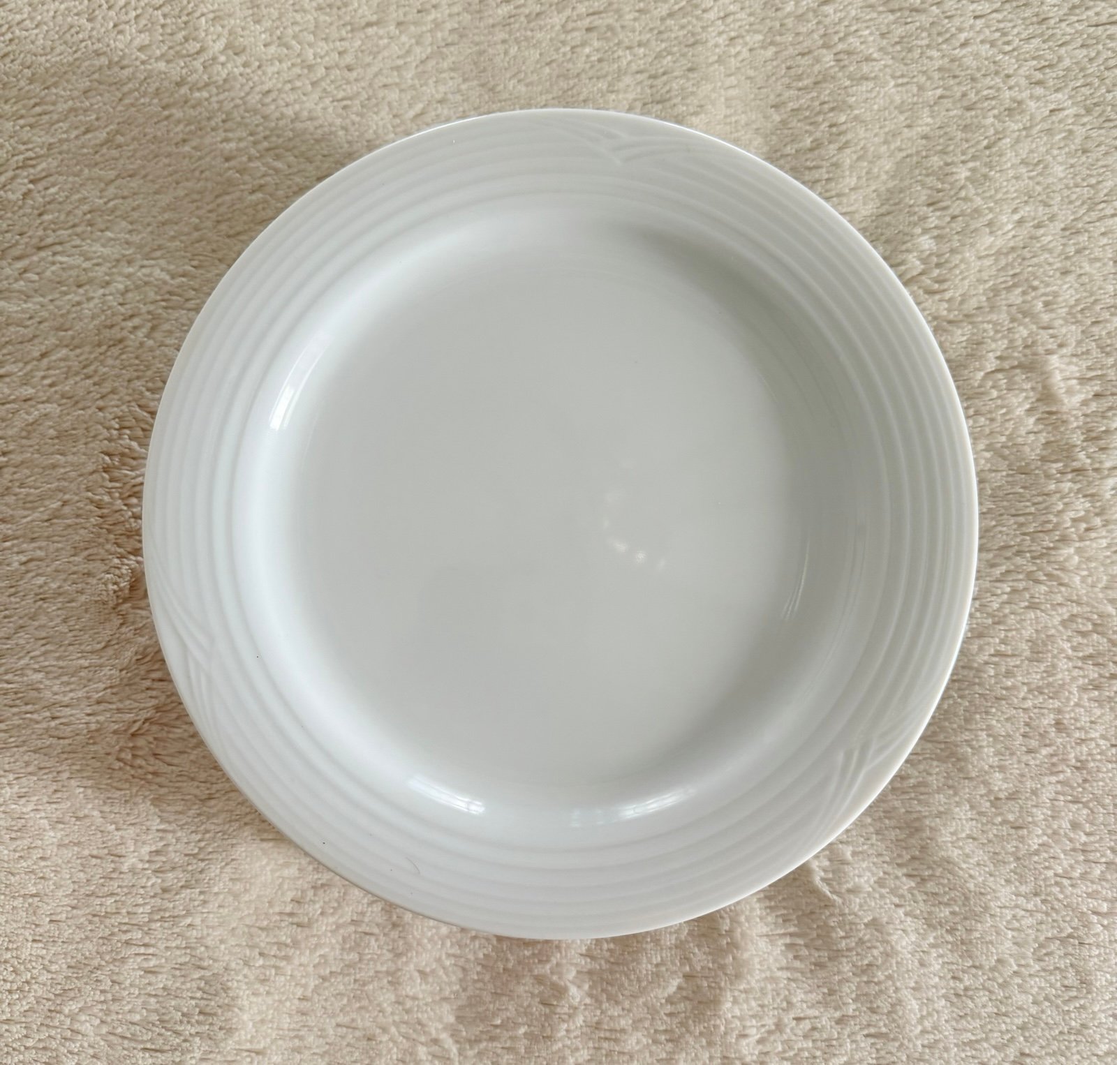 Set of 10 Noritake Contemporary Fine China ARCTIC WHITE Salad Plate